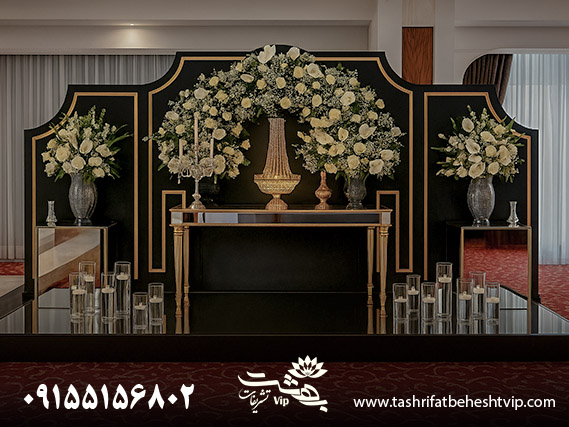 دکوراسیون و چیدمان سالن برای برگزاری مراسم سالگرد فوت